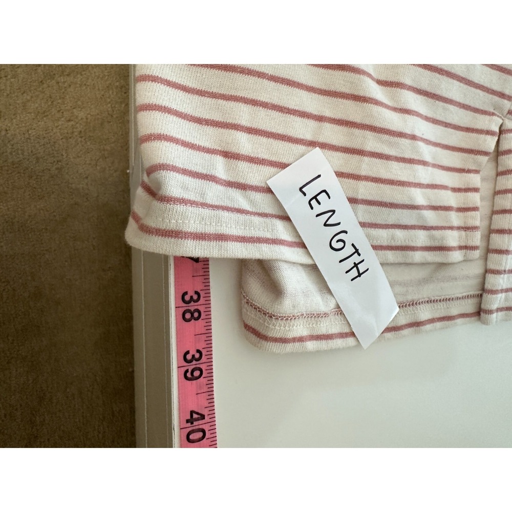 Buffalo Womans Tennis Prep Striped T shirt Dress Size XL Beachy Minimal Vacay - Picture 8 of 13